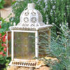 Farmhouse Lantern Garden Accent  Farmhouse Inspired Garden Accents Decor