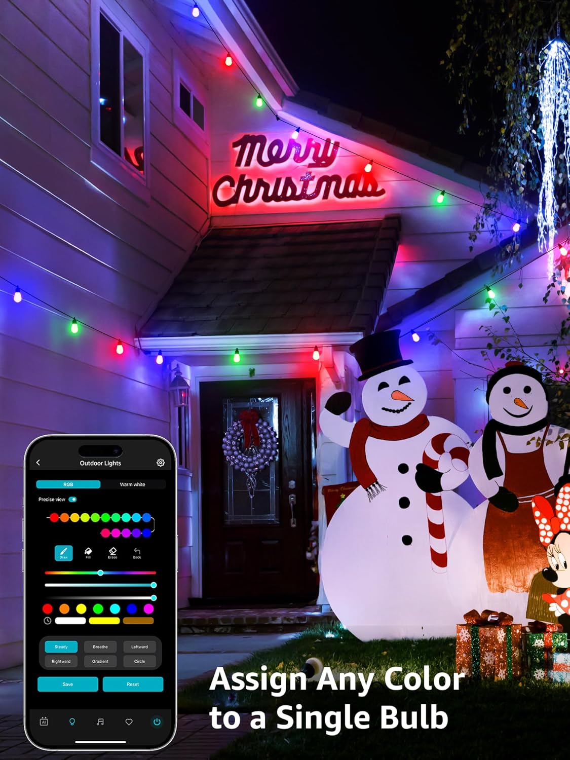 Lepro Zb1 Ai Smart String Lights 100 Ft Rgb+ic+warm White  Urban Country Home Decor Lepro zb1 ai smart string lights 100 ft rgb+ic+warm white