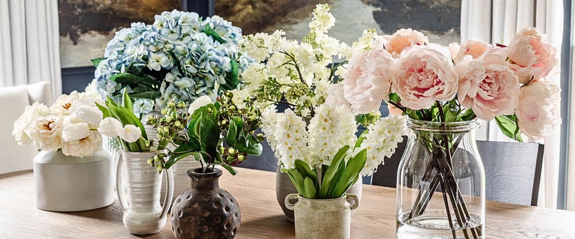 Summer Artificial Tabletop Plants